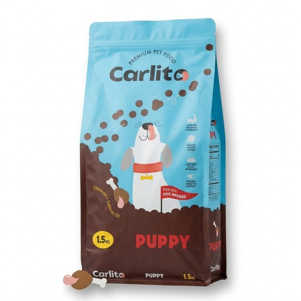 Carlito Premium Pet Food Puppy - Chicken + Salmon Oil - 1.5kg
