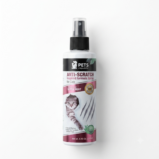 Pets Republic Anti-Scratch Inspired Formula Spray for Cats - Super Mint - 150ml