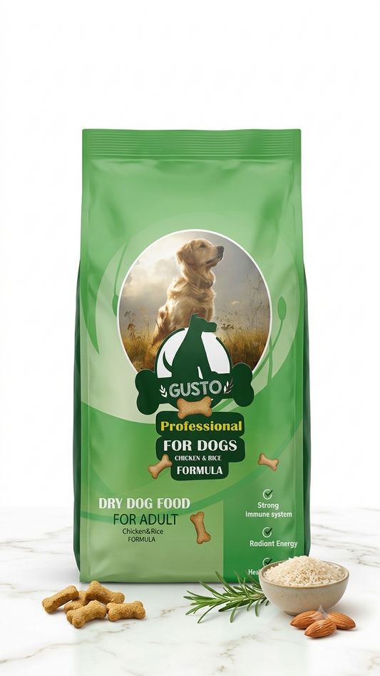 Gusto Professional Dry Dog Food Chicken & Rice - 20kg