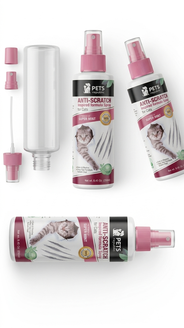 Pets Republic Anti-Scratch Inspired Formula Spray for Cats - Super Mint - 150ml