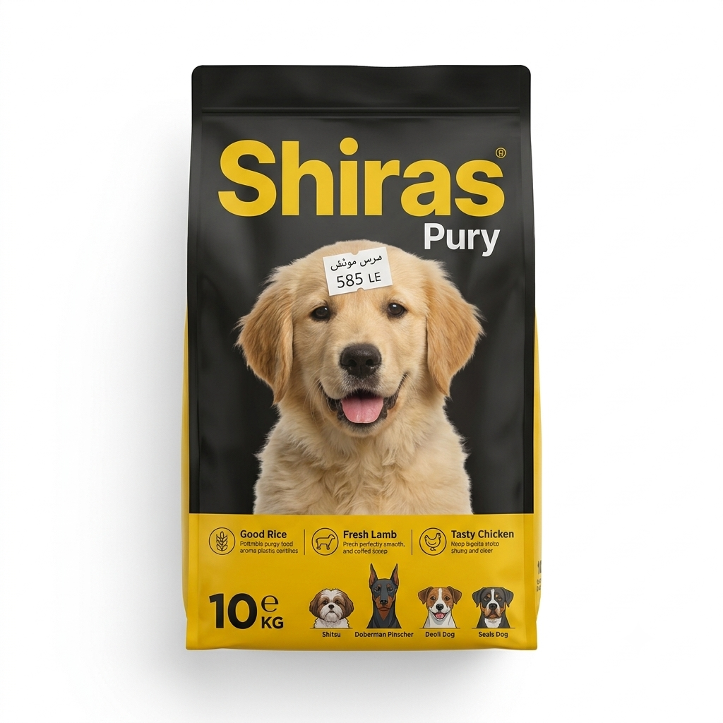 Shiraz Puppy Dry Dog Food Chicken, Lamb & Rice - 10kg