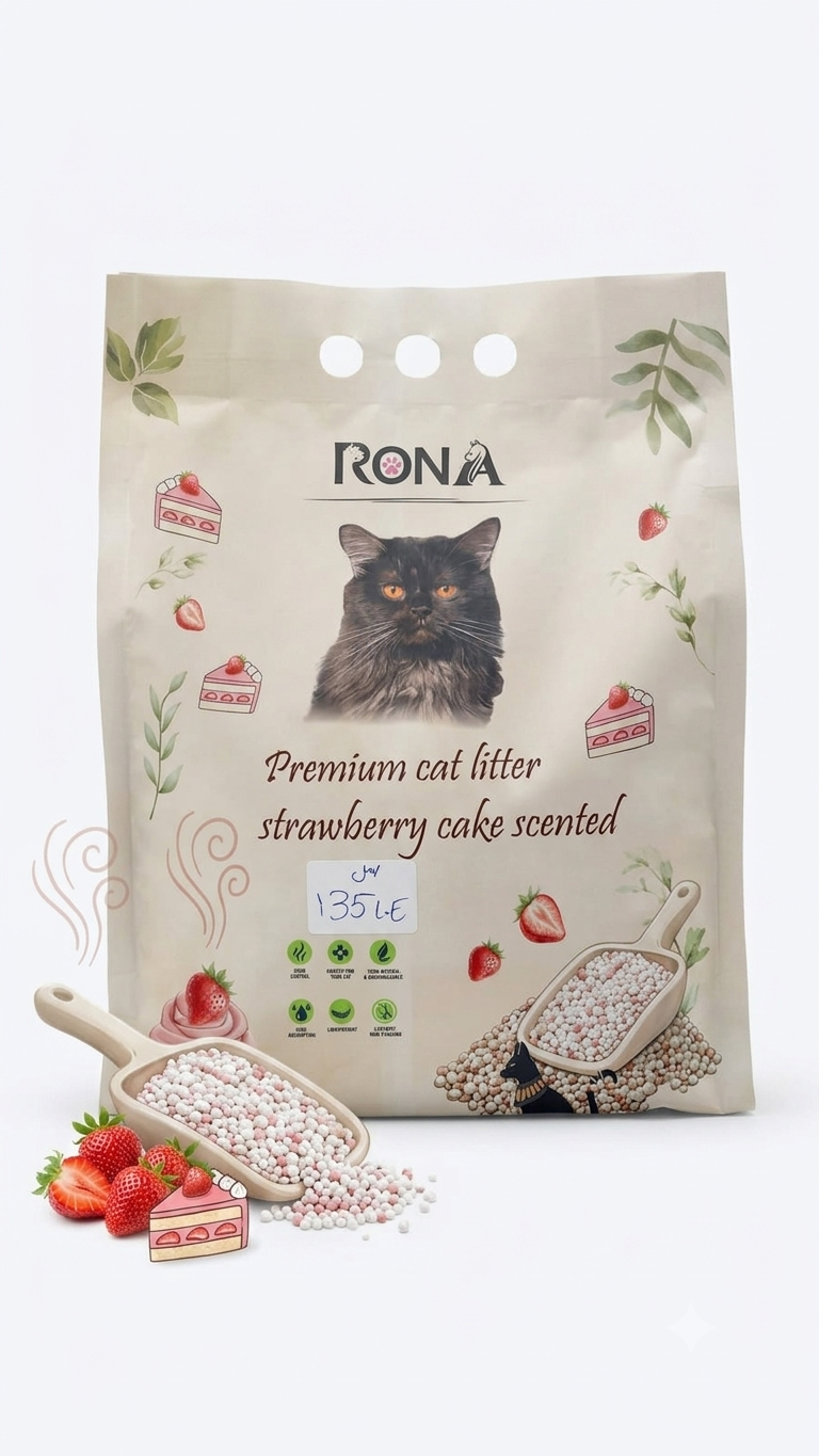 RONA Strawberry Cake Cat Litter - 10L