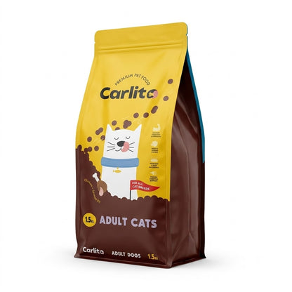 Carlito Premium Pet Food Adult Cats - Chicken + Salmon Recipe - 1.5kg