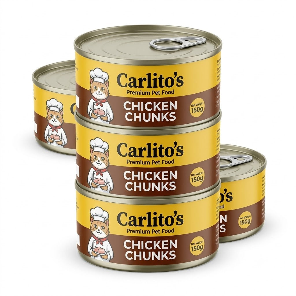 Carlito Premium Pet Food Chicken Chunks in Gravy for Cats - 150g