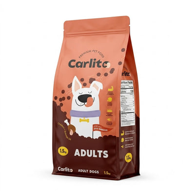 Carlito Premium Pet Food Adult Dogs - Chicken + Salmon Oil - 1.5kg