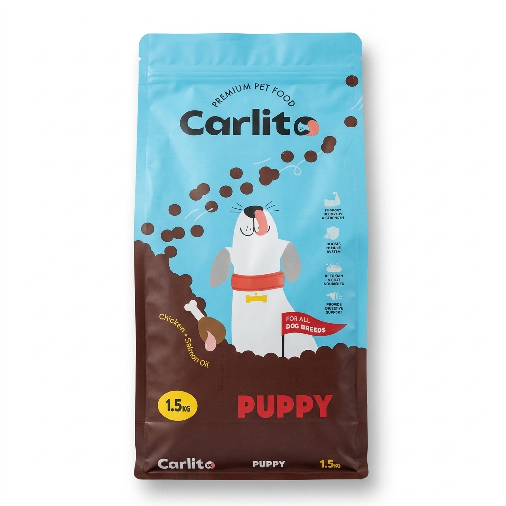 Carlito Premium Pet Food Puppy - Chicken + Salmon Oil - 1.5kg