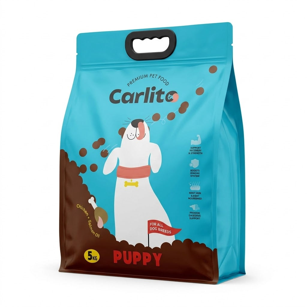 Carlito Premium Pet Food Puppy - Chicken + Salmon Oil - 5kg