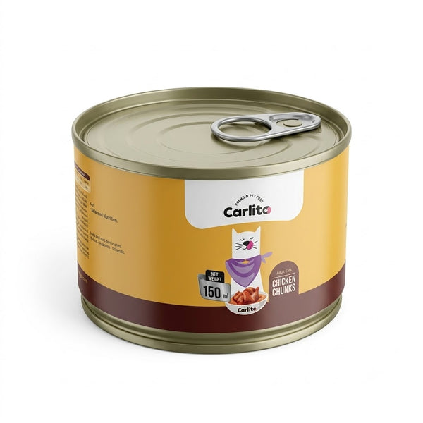 Carlito Premium Pet Food Chicken Chunks in Gravy for Cats - 150g