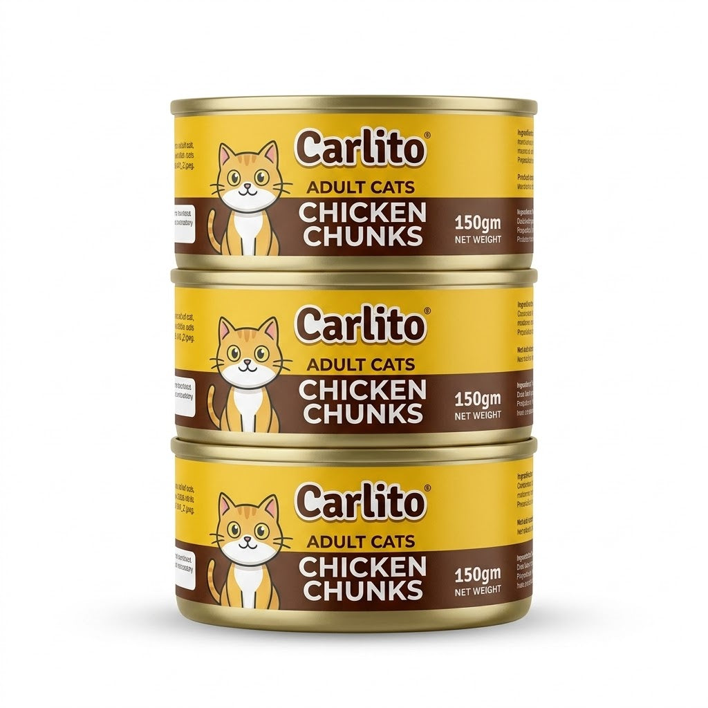 Carlito Premium Pet Food Chicken Chunks in Gravy for Cats - 150g