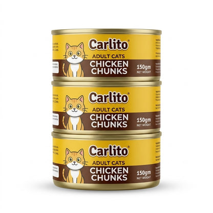 Carlito Premium Pet Food Chicken Chunks in Gravy for Cats - 150g