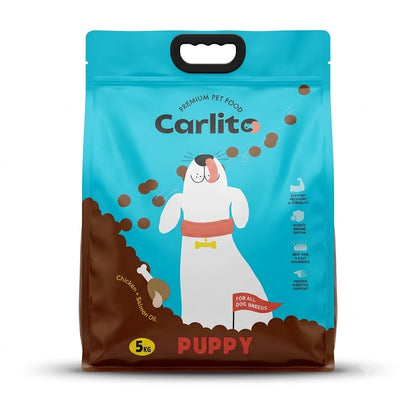 Carlito Premium Pet Food Puppy - Chicken + Salmon Oil - 5kg