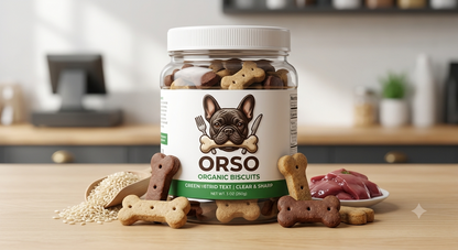 DURO Organic Adult Dog Biscuits Liver & Rice - 500g
