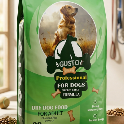 Gusto Professional Dry Dog Food Chicken & Rice - 20kg