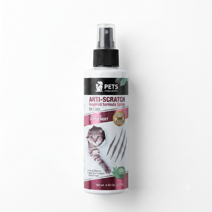 Pets Republic Anti-Scratch Inspired Formula Spray for Cats - Super Mint - 150ml