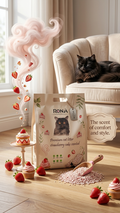RONA Strawberry Cake Cat Litter - 10L