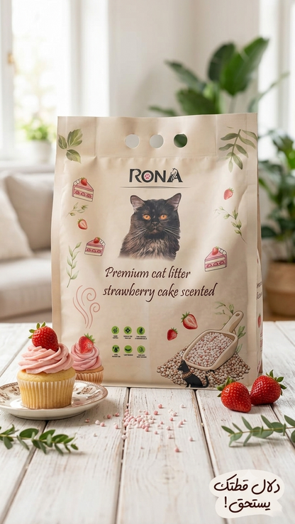 RONA Strawberry Cake Cat Litter - 10L