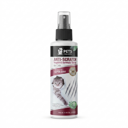 Pets Republic Anti-Scratch Inspired Formula Spray for Cats - Super Mint - 150ml