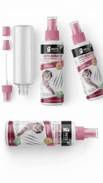Pets Republic Anti-Scratch Inspired Formula Spray for Cats - Super Mint - 150ml