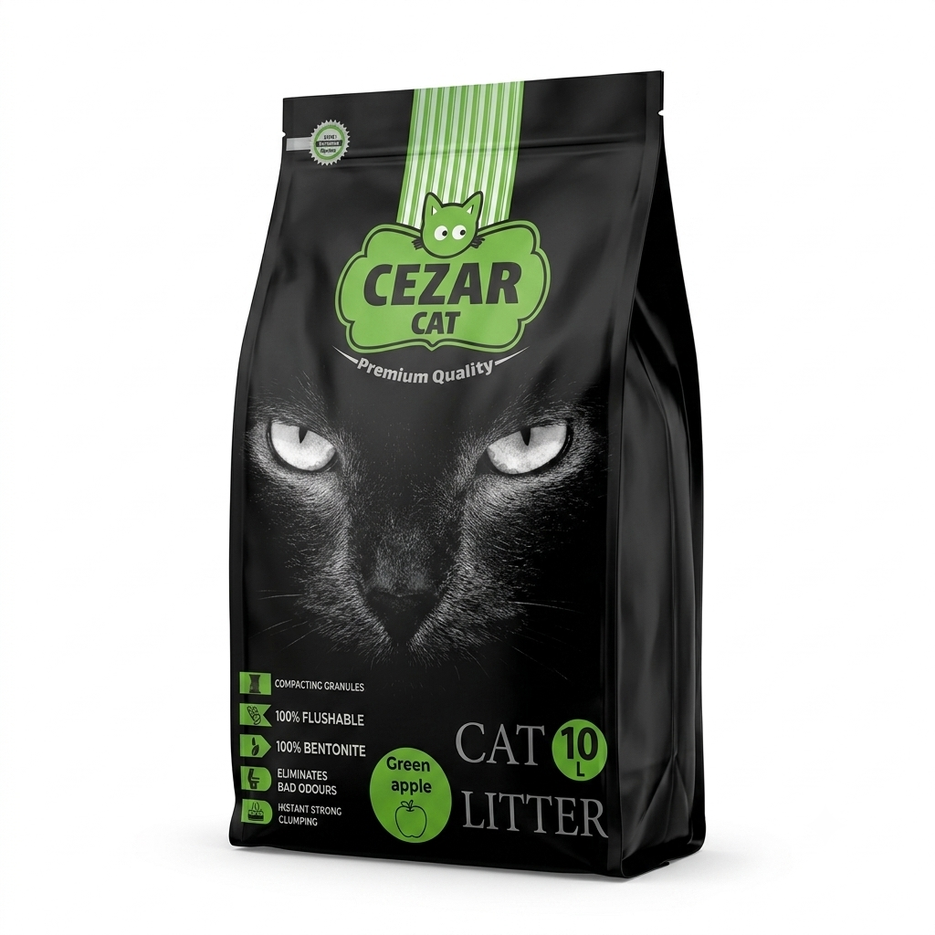 CEZAR Cat Litter - Green Apple Scent