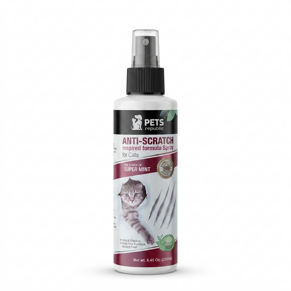 Pets Republic Anti-Scratch Inspired Formula Spray for Cats - Super Mint - 150ml