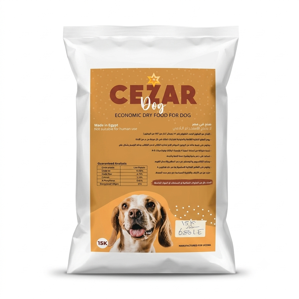 CEZAR Dog Economic Dry Food for Dog  15kg