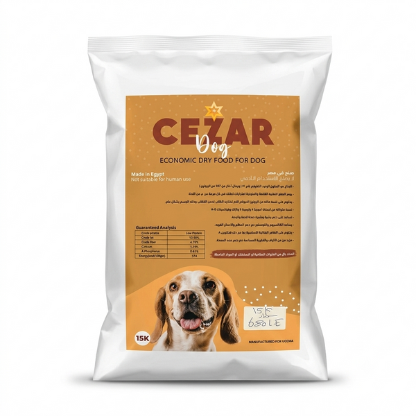 CEZAR Dog Economic Dry Food for Dog  15kg