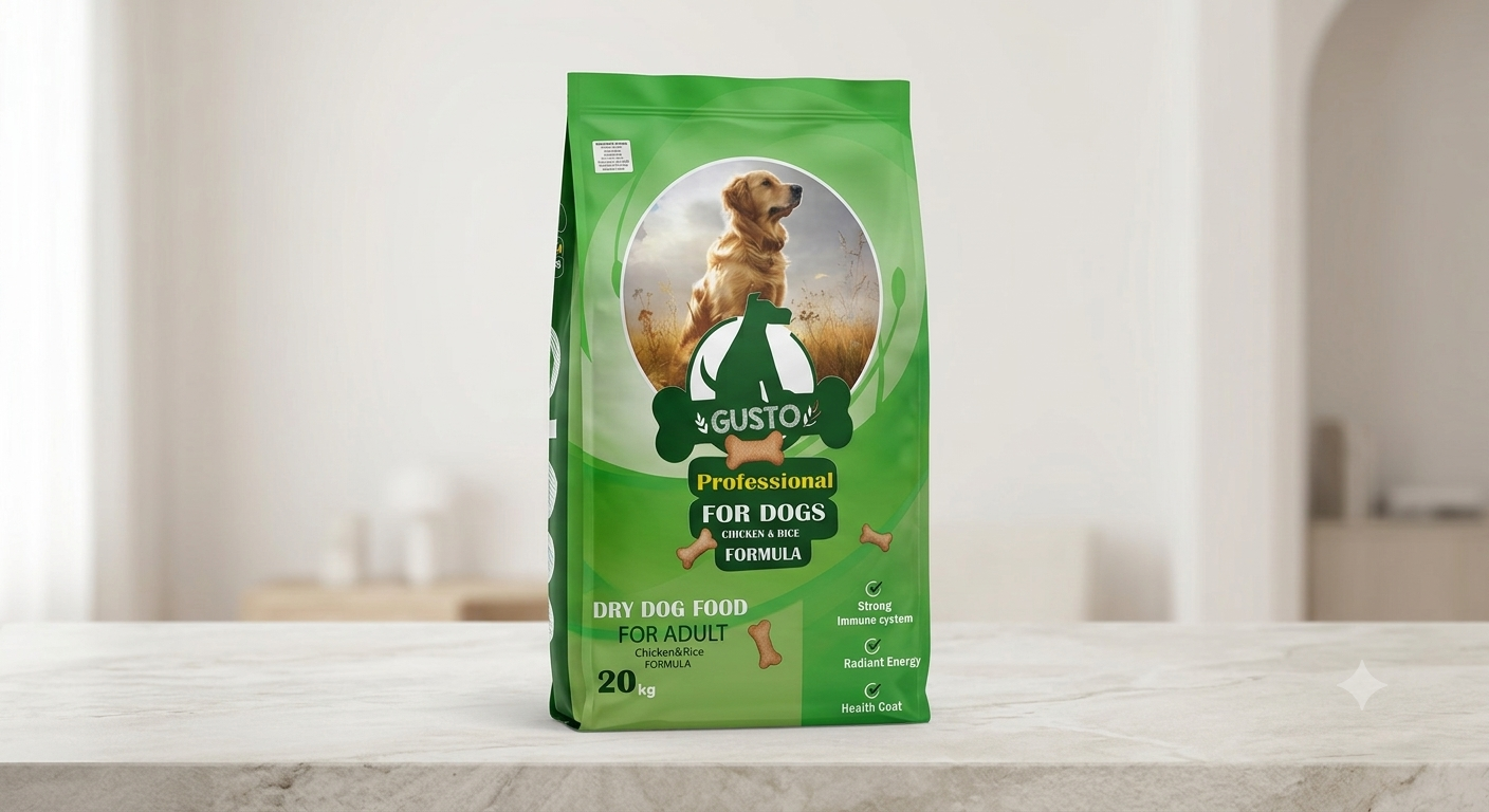 Gusto Professional Dry Dog Food Chicken & Rice - 20kg
