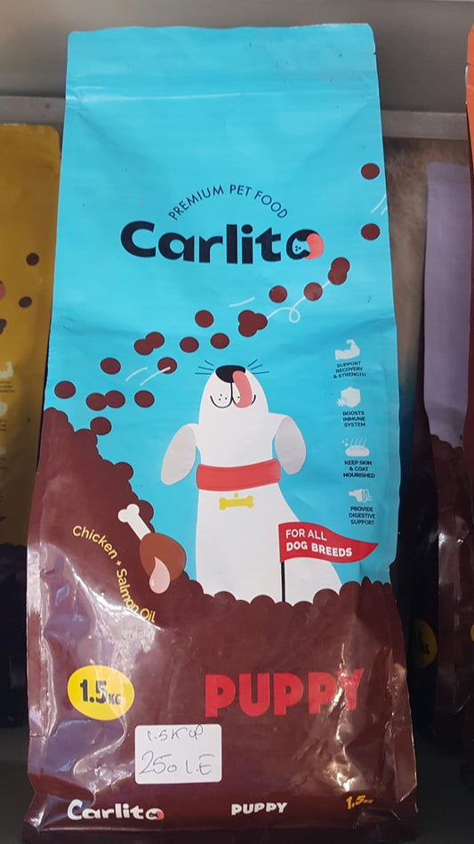 Carlito Premium Pet Food Puppy - Chicken + Salmon Oil - 1.5kg