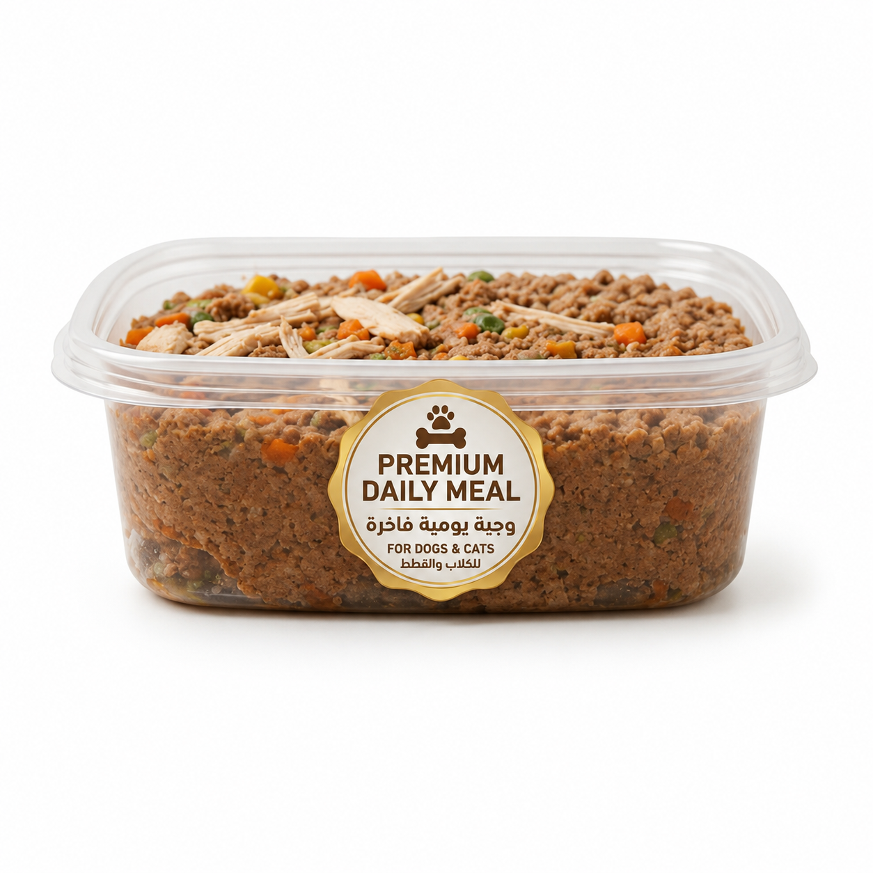 وجبة طازجة متوازنة للقطط والكلاب – 1 كجم
Fresh Balanced Meal for Cats & Dogs – 1 kg