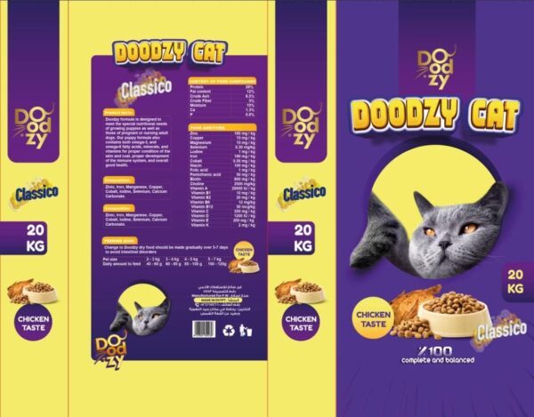 ⁦Doodzy Classico Cat Dry Food 20 kg⁩ - الصورة ⁦7⁩